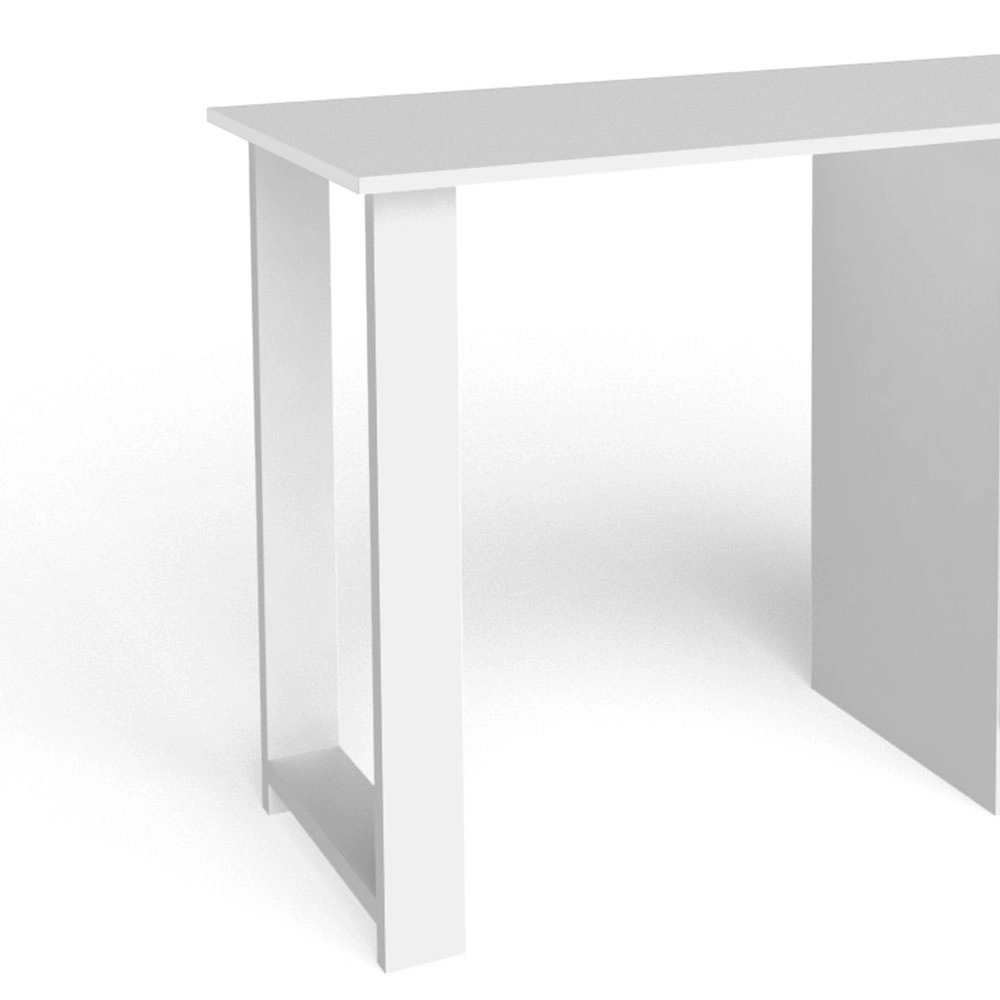 Escrivaninha Mesa de Escritório com 3 Gavetas 110cm Branca