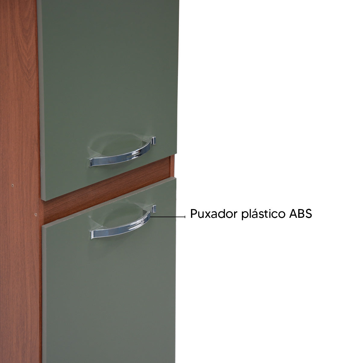 Paneleiro de Cozinha Light com 3 Prateleiras — MDP de Alta Qualidade com 2 Portas e Pés com Regulagem para Otimizar Espaço e Manter a Cozinha Organizada