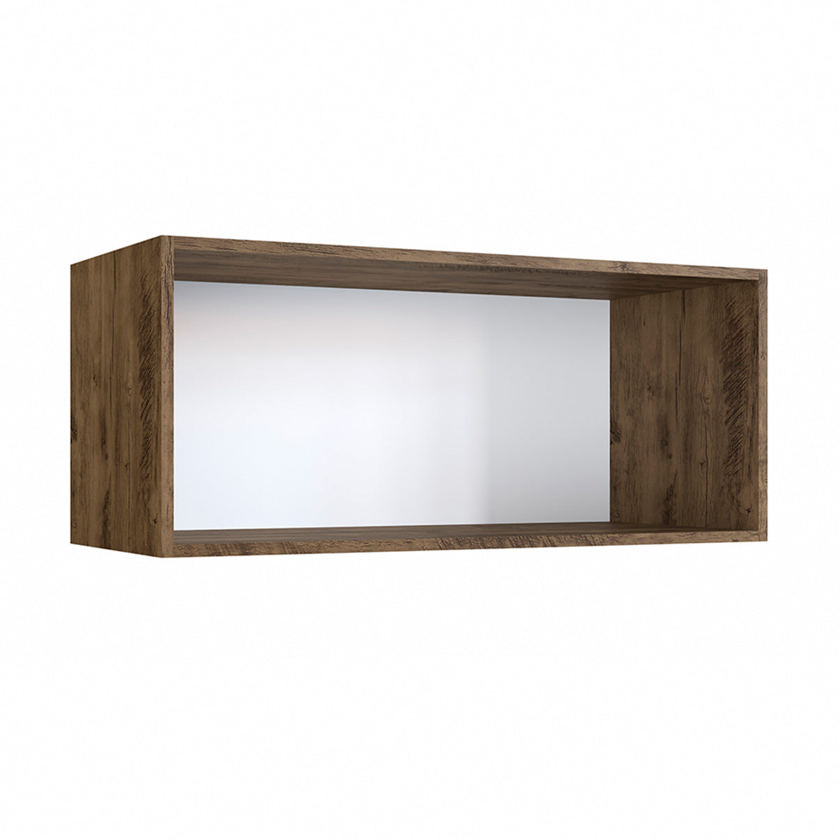 Armário Aéreo Sem Porta IRM Light 70cm — MDP com Acabamento UV e Fixação na Parede, Nicho Aberto para Acesso Rápido e Cozinha Mais Organizada e Otimizar Espaço Acima da Geladeira