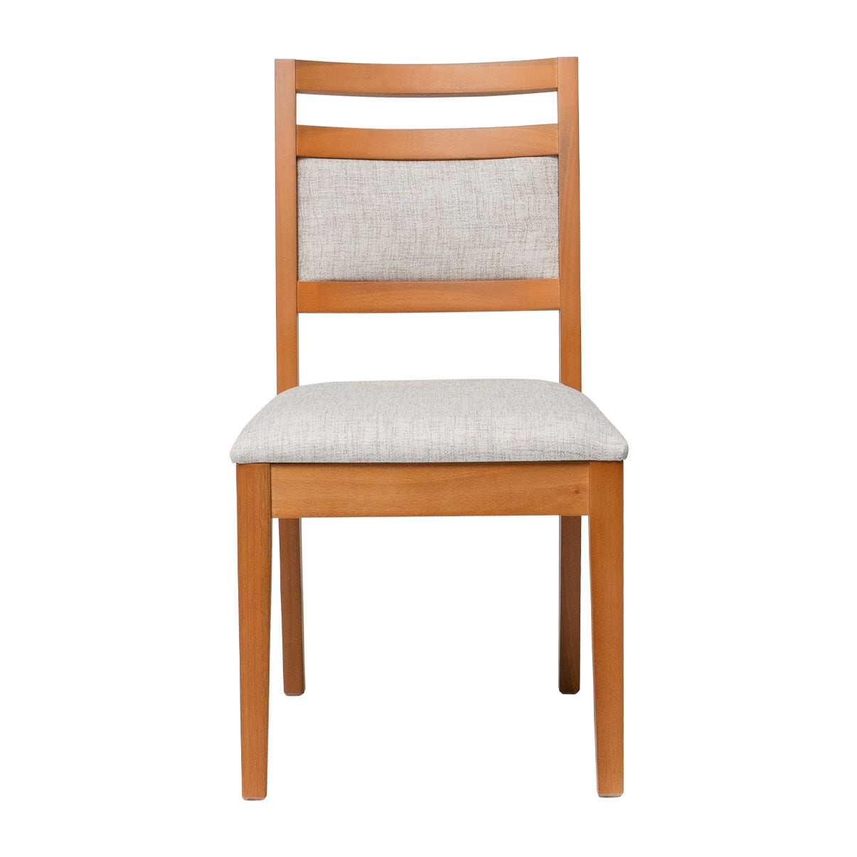 Kit Conjunto Cadeira Caribe em Madeira Maciça de Eucalipto com Assento e Encosto Estofados – Conforto e Elegância para Sala de Jantar