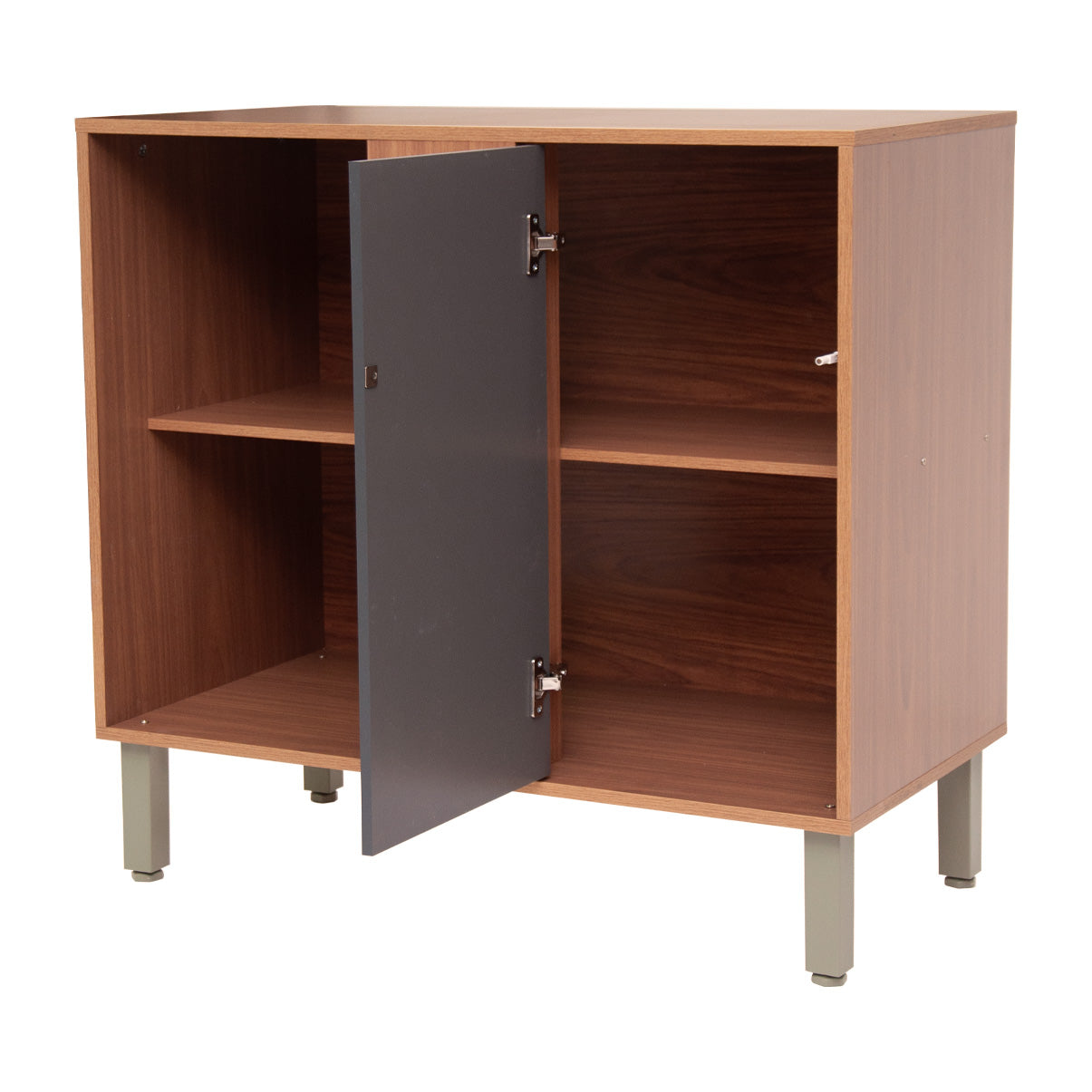 Armário Balcão de Canto Divina Cozinha 92cm MDF com porta única, para organização em canto de cozinha