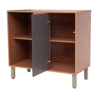 Armário Balcão de Canto Divina Cozinha 92cm MDF com porta única, para organização em canto de cozinha