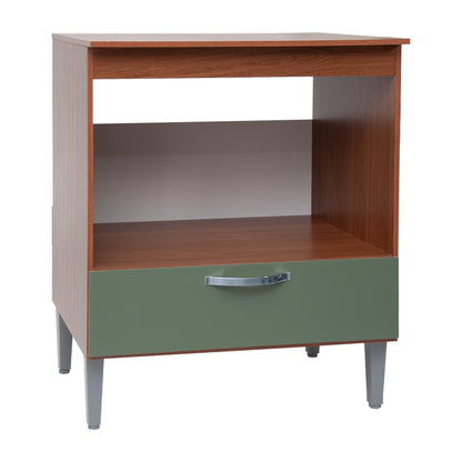 Balcão Cooktop 5 Bocas 85cm MDP para Cozinha Compacta com Nicho para Forno e Porta Basculante