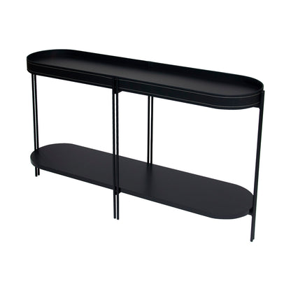 Aparador Monaco 139 cm em MDF, MDP e Aço com Couro Ecológico