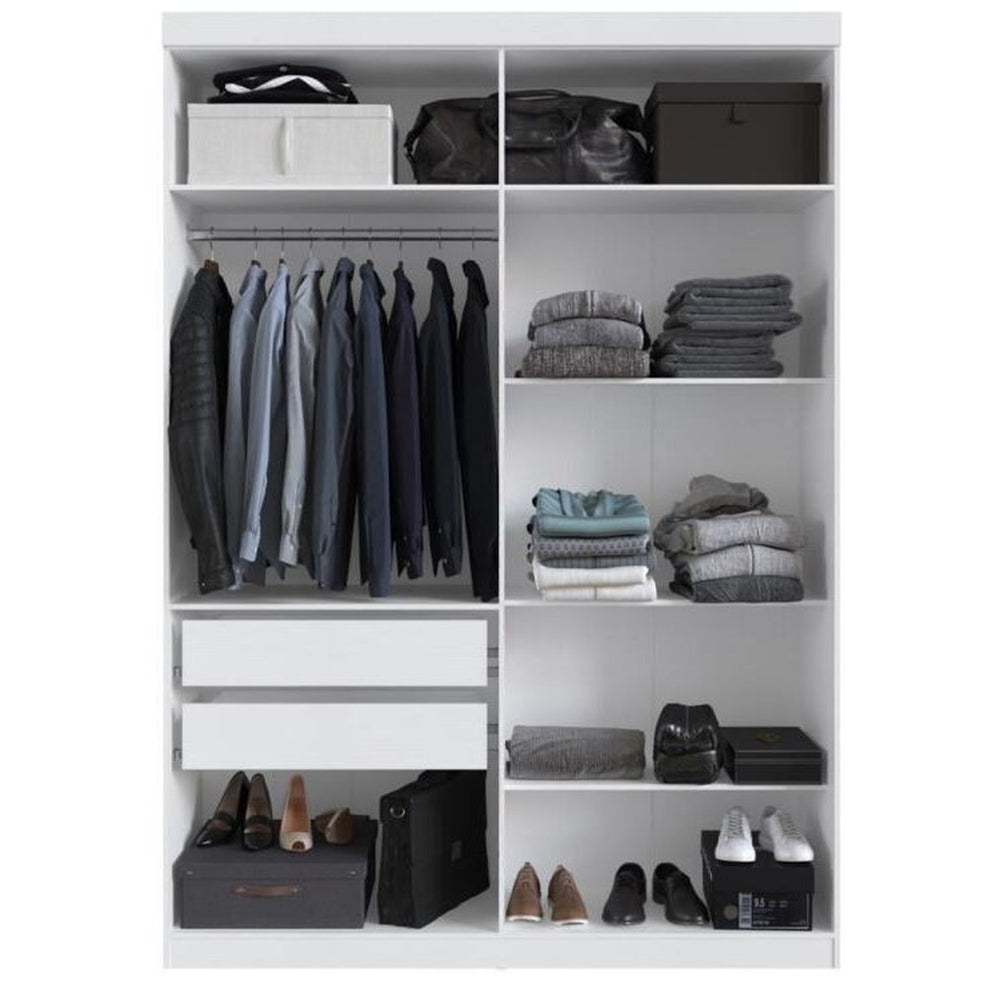 Guarda-Roupa PH 1714 155cm com 2 Gavetas – Pintura UV