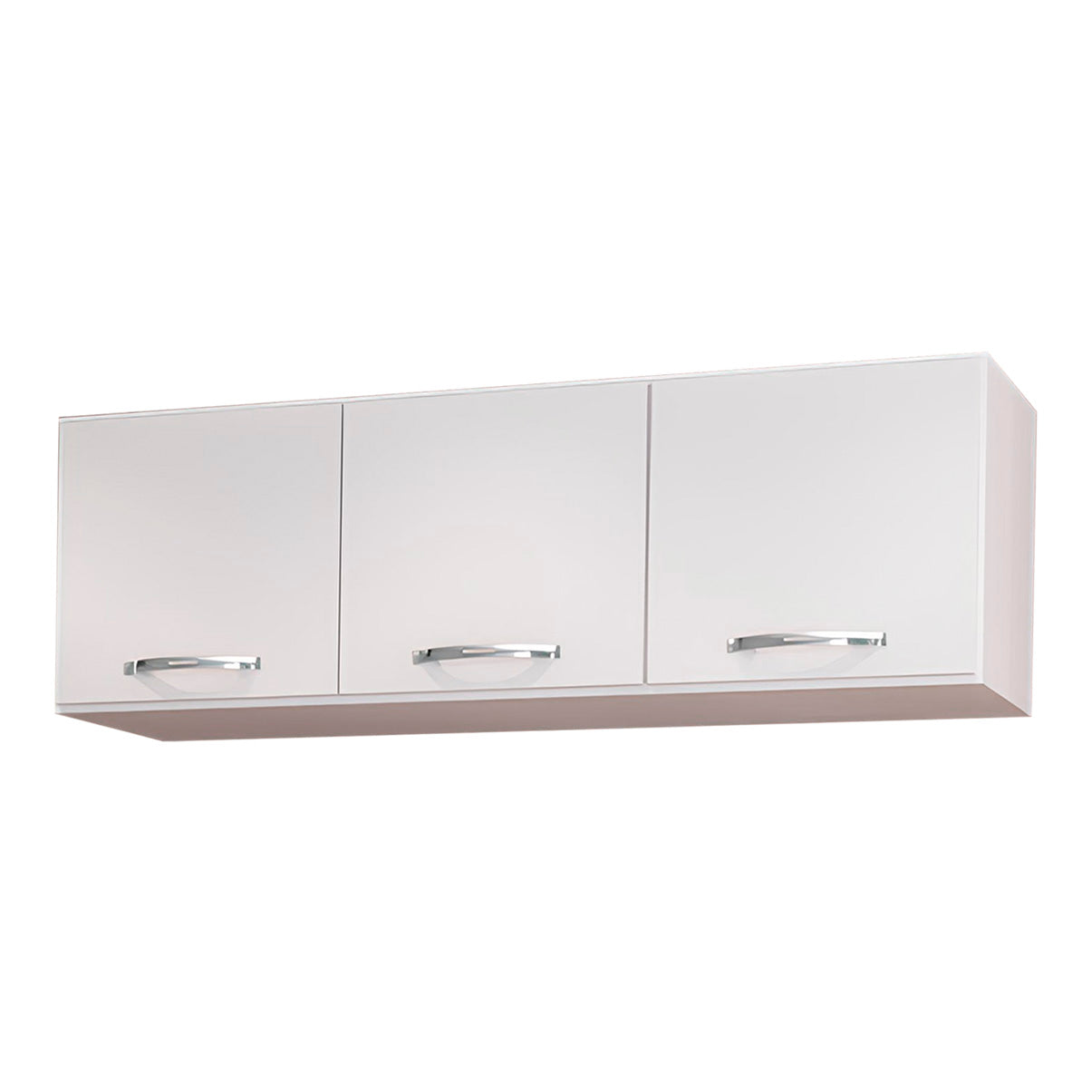 Armário Aéreo de Cozinha Light 1,20m — Estrutura em MDP 12mm com Pintura UV, 3 Portas e Dobradiças Metálicas para Organizar Cozinha Compacta