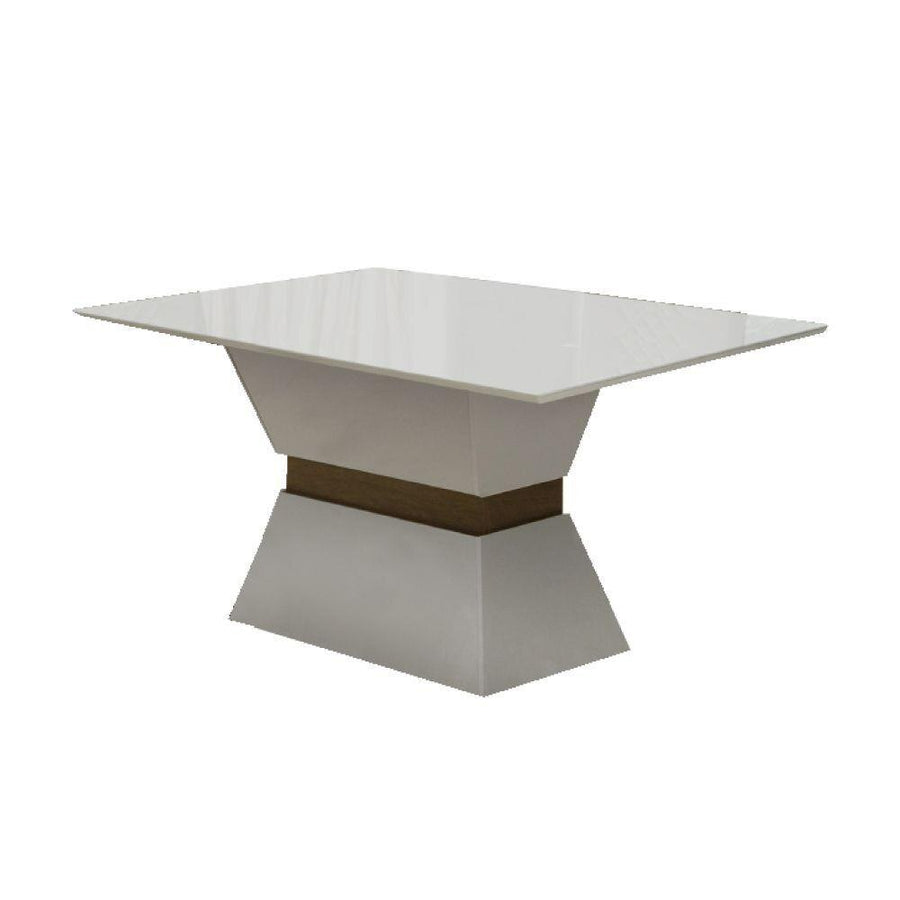 Mesa de Jantar Imola 1,80m MDF – Tampo Vítreo