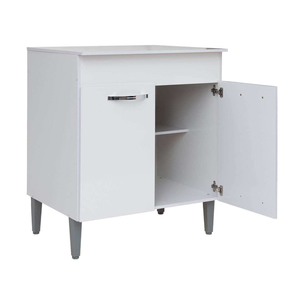 Balcão para Cooktop 70cm IRM com 2 Portas e Nicho Interno com Estrutura em MDP — Base Compacta e Funcional para Cozinhas Modernas