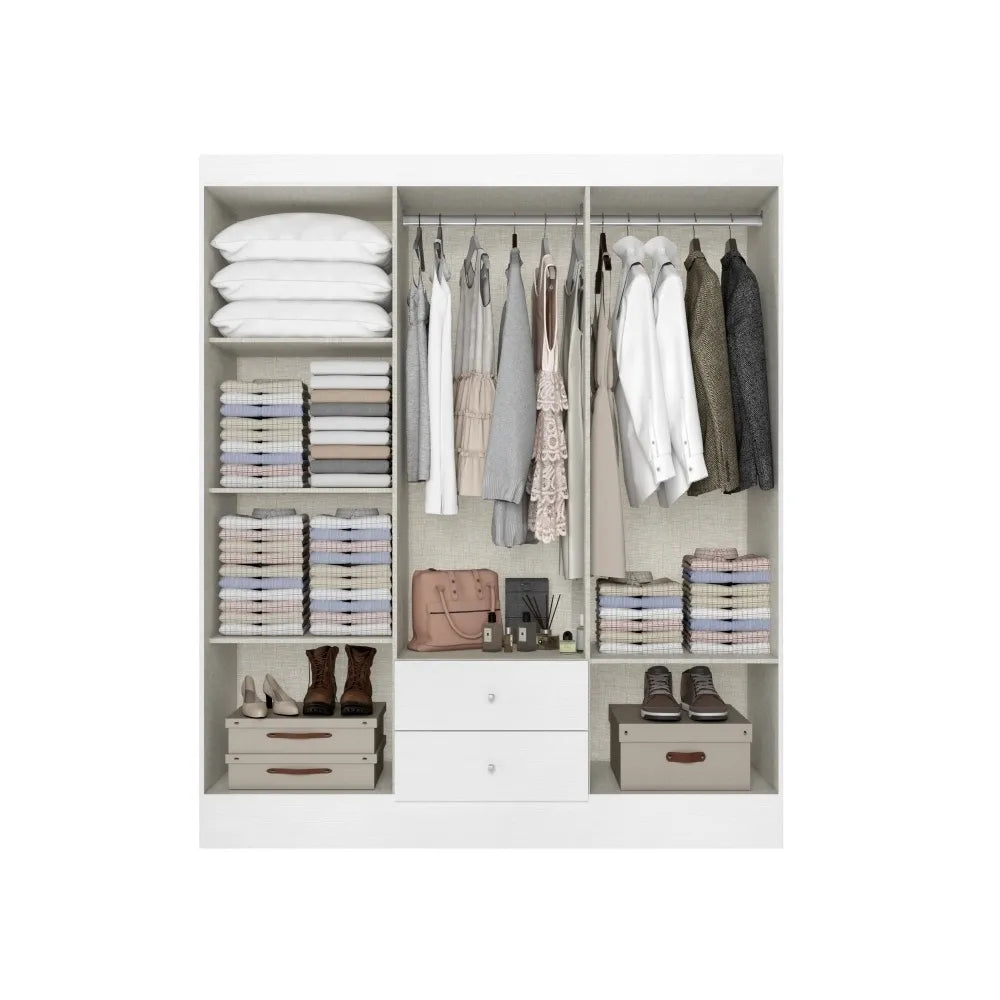 Guarda-Roupa Astro THB com 6 Portas e 2 Gavetas