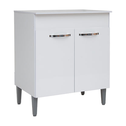 Balcão para Cooktop 70cm IRM com 2 Portas e Nicho Interno com Estrutura em MDP — Base Compacta e Funcional para Cozinhas Modernas