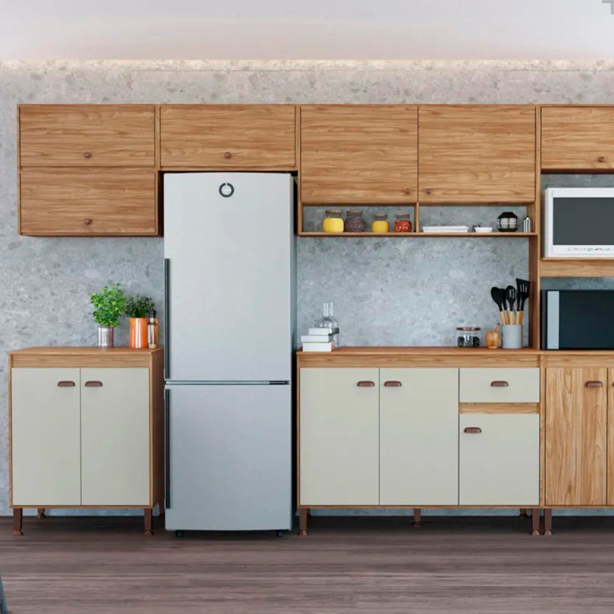 Balcão de Cozinha Torino 70cm 2 Portas com Tampo MB 1029