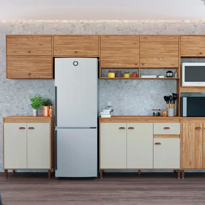 Balcão de Cozinha Torino 70cm 2 Portas com Tampo MB 1029