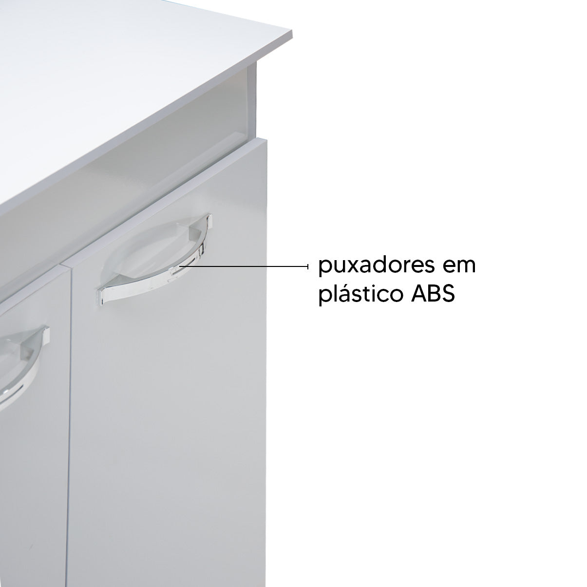 Balcão para Cooktop 70cm IRM com 2 Portas e Nicho Interno com Estrutura em MDP — Base Compacta e Funcional para Cozinhas Modernas