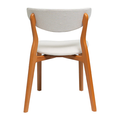 Kit Conjunto Cadeira Vênus em Madeira Maciça de Eucalipto com Assento e Encosto Estofados — Conforto e Design Elegante para Sala de Jantar