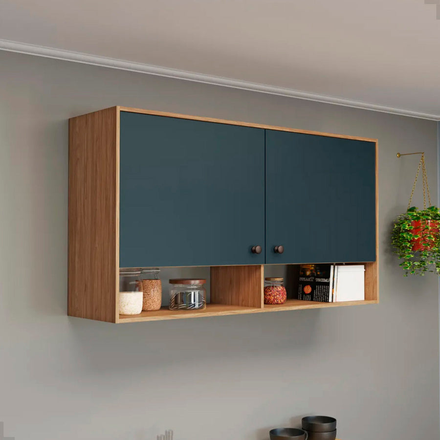 Armário Aéreo de Cozinha Torino 120cm 2 Portas MB 1027 Movelbento