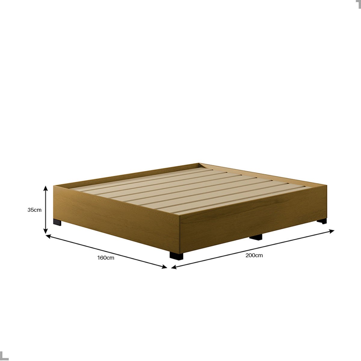 Cama Aruba MDP – Estrutura Reforçada