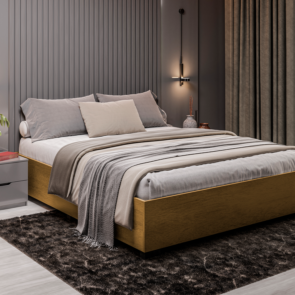 Cama Aruba MDP – Estrutura Reforçada
