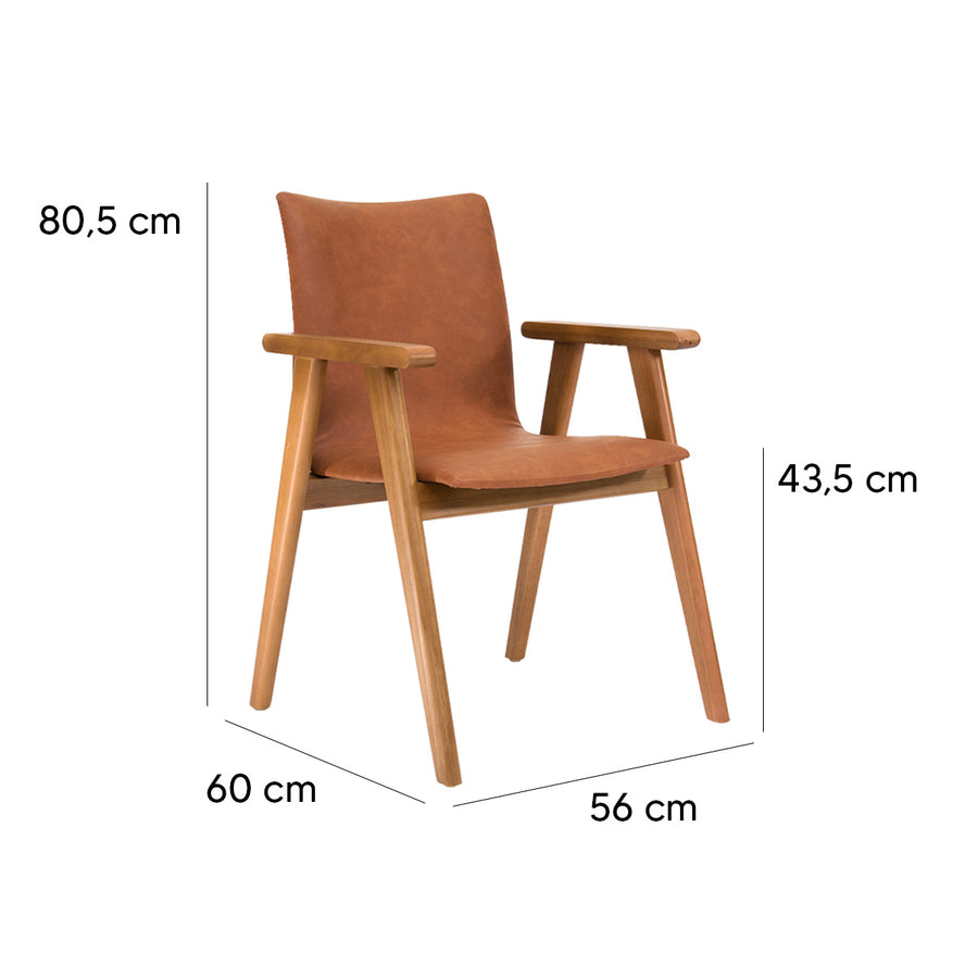 Kit 2 Cadeiras Lisboa Estofada – Design Ergonômico