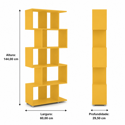 Estante Divisória Multiuso com 4 Nichos 60x144 cm - imagem 8