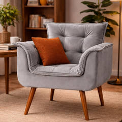 Poltrona Silícia Deluxe – Pés Palito