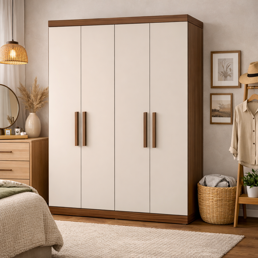 Guarda-Roupa PH 1714 155cm com 2 Gavetas – Pintura UV