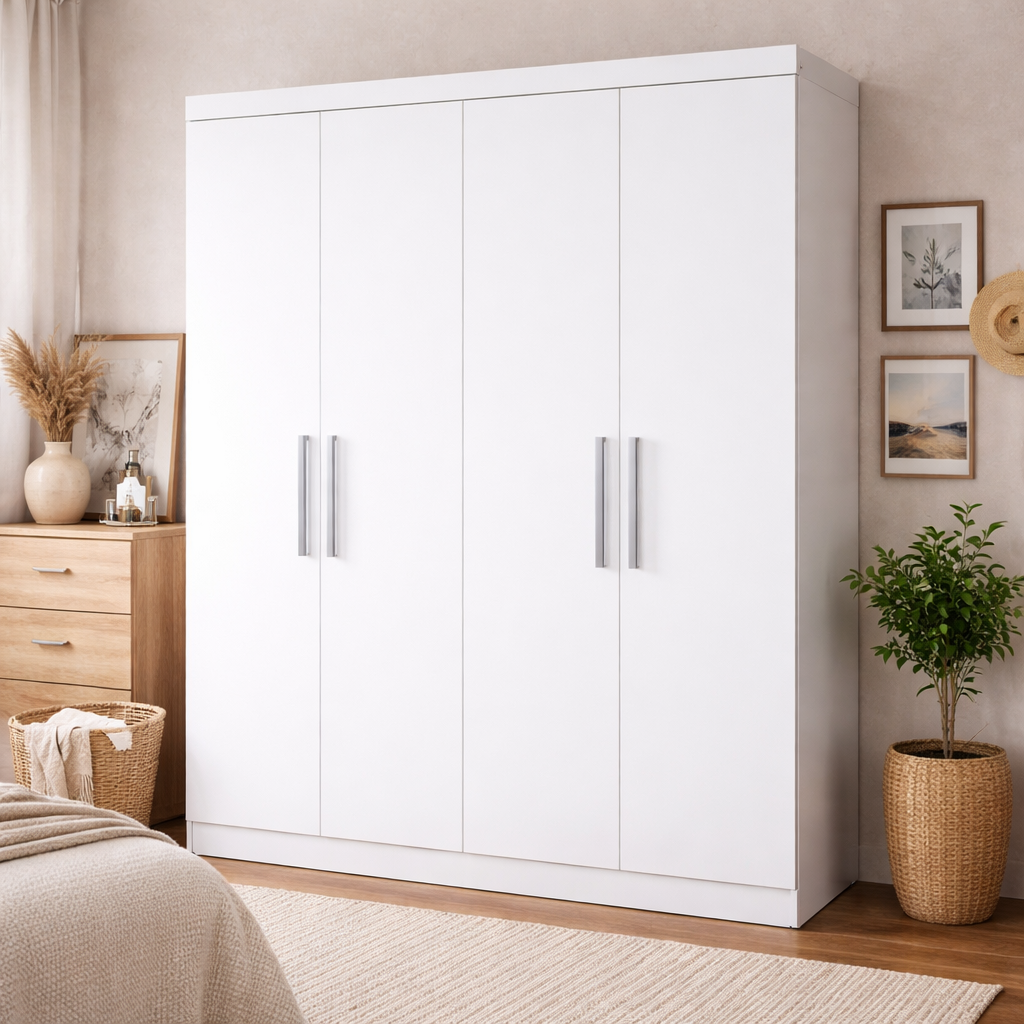Guarda-Roupa PH 1714 155cm com 2 Gavetas – Pintura UV