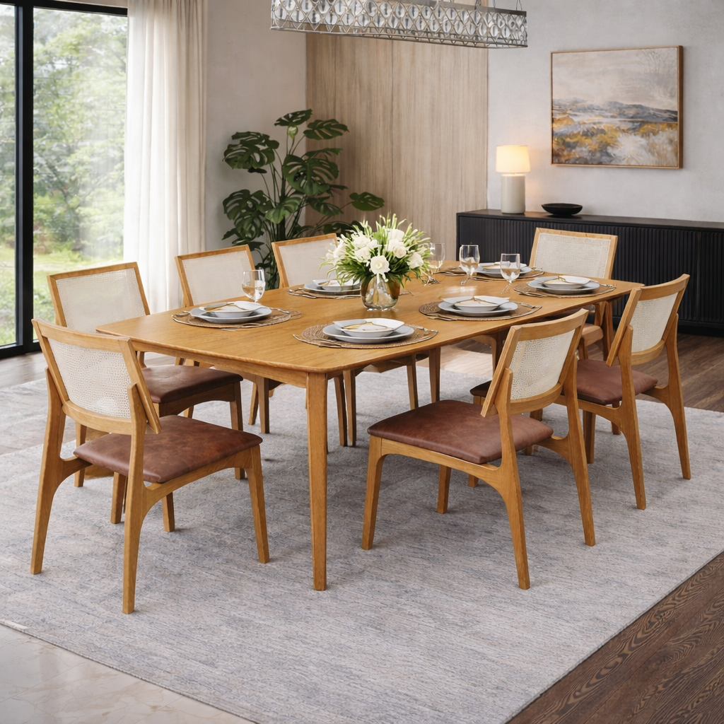 Mesa de Jantar Arizona 2,50m Retangular – Tampo Laminado