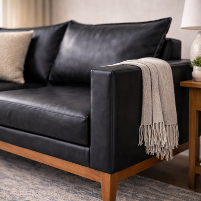 Sofá Classic 3 Lugares 2m Corino – Estrutura em Eucalipto