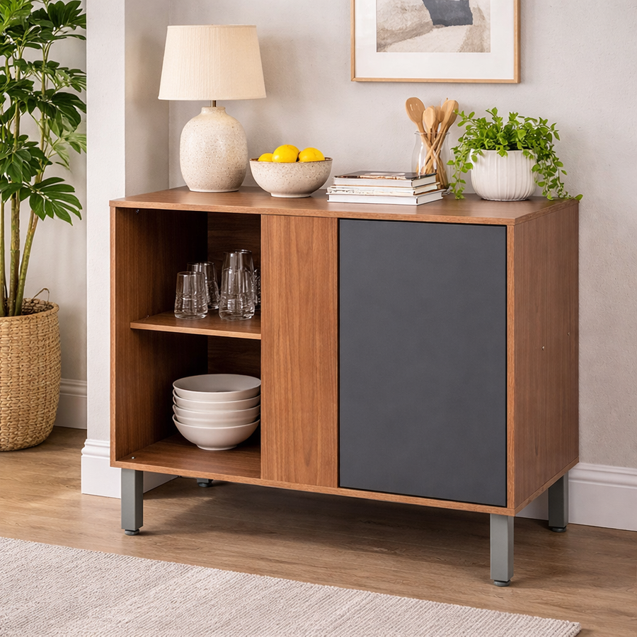 Armário Canto Divina 92cm – Estrutura em MDF