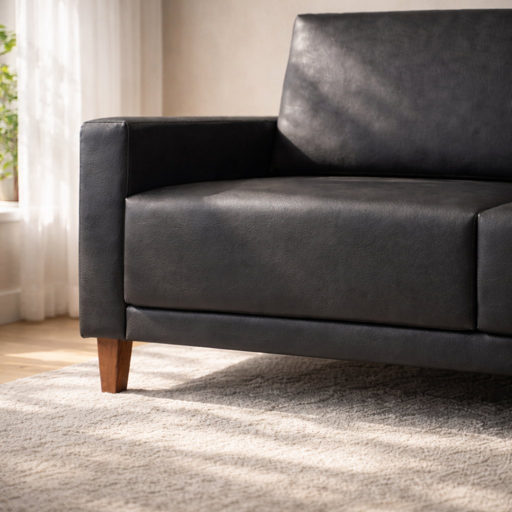 Sofá Sorento 2m 3 Lugares Corino – Estrutura em Eucalipto