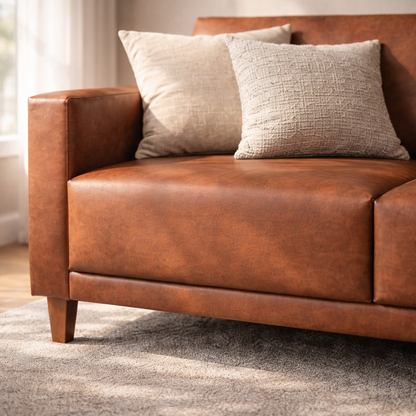 Sofá Sorento 2m 3 Lugares Corino – Estrutura em Eucalipto