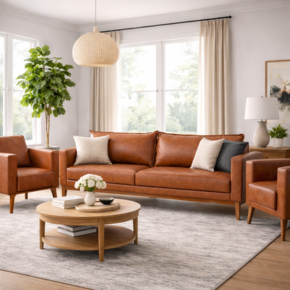 Poltrona Orion Estofada – Estrutura em Eucalipto