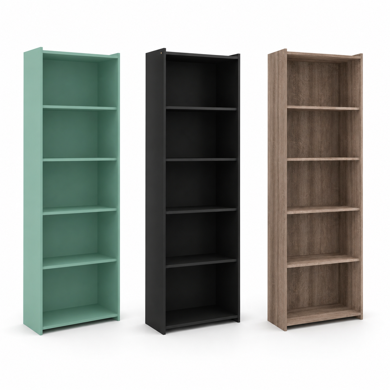 Estante Alta Livreiro com 5 Nichos e 4 Prateleiras 70x182 cm - imagem 6