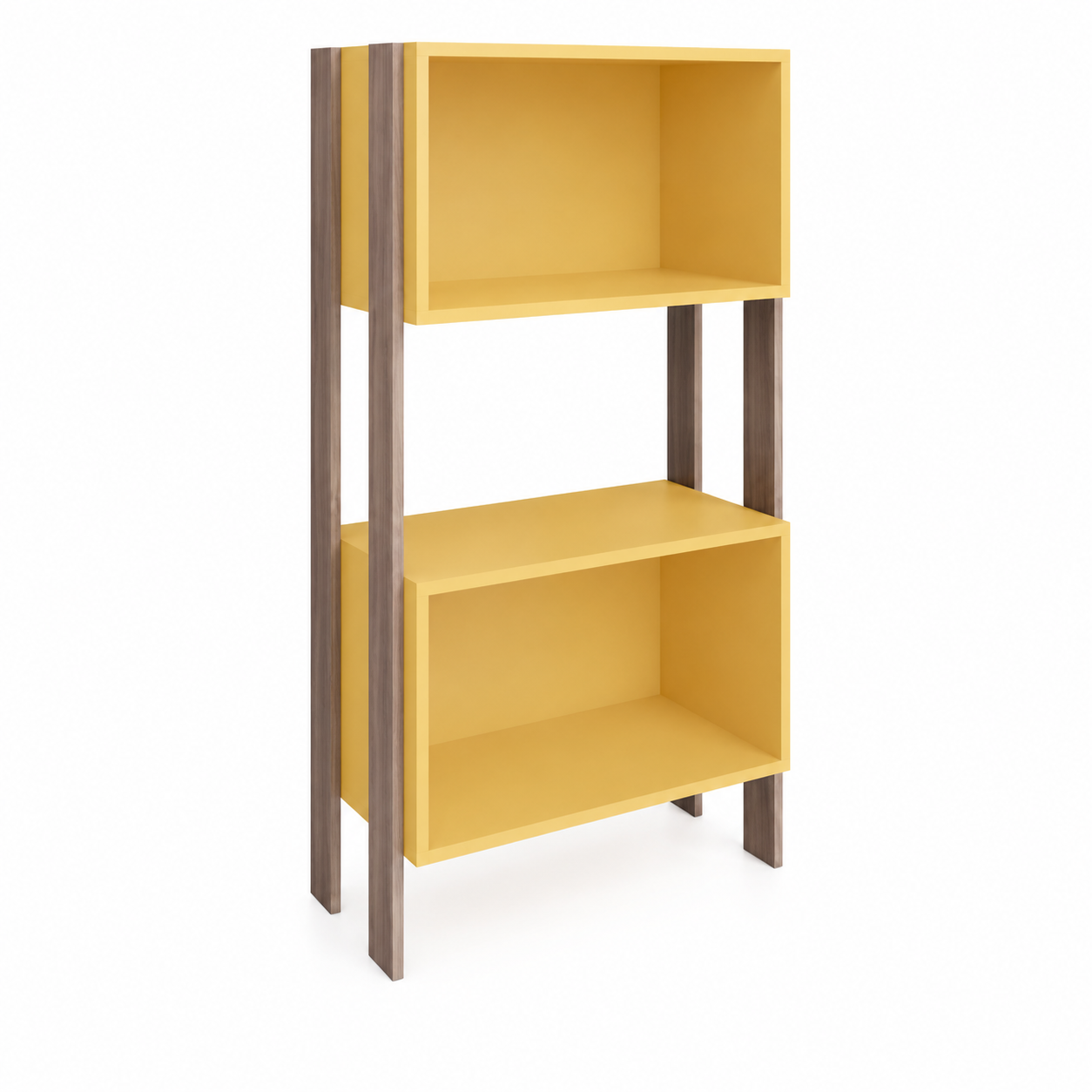 Estante Retrô com 2 Nichos e 4 Prateleiras 60x114 cm - imagem 1