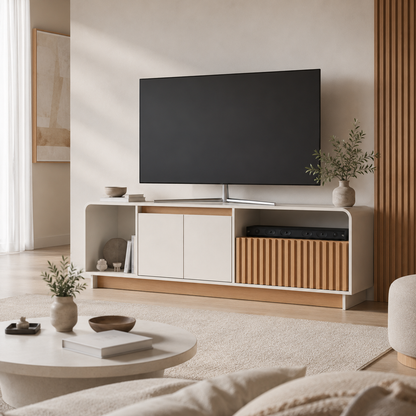 Rack Arizona Moderno  195cm com Gaveta para TV até 65