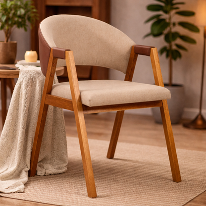 Cadeira Compuse Escandinava – Encosto curvo