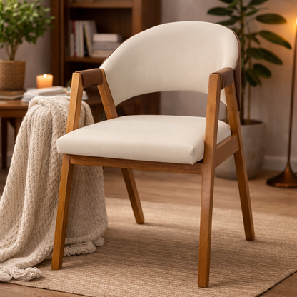 Cadeira Compuse Escandinava – Encosto curvo