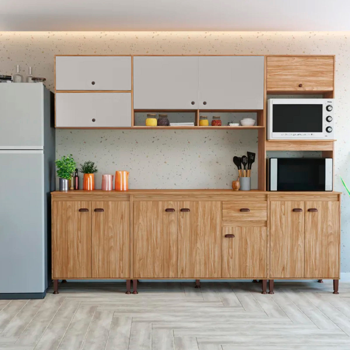 Armário Aéreo de Cozinha Torino 120cm 2 Portas MB 1027 Movelbento