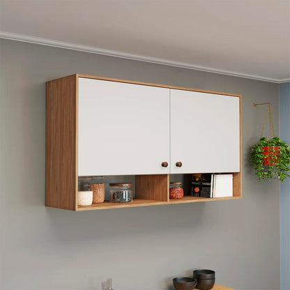 Armário Aéreo de Cozinha Torino 120cm 2 Portas MB 1027 Movelbento