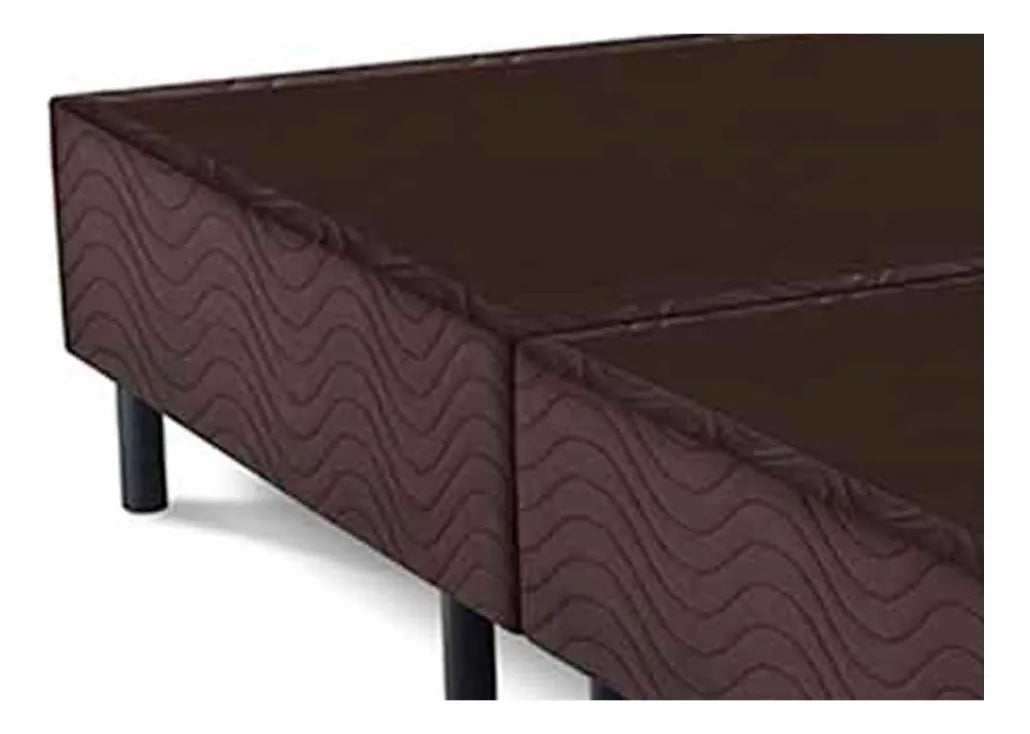 Cama Box Queen 158x198 Suede – Base Antiderrapante