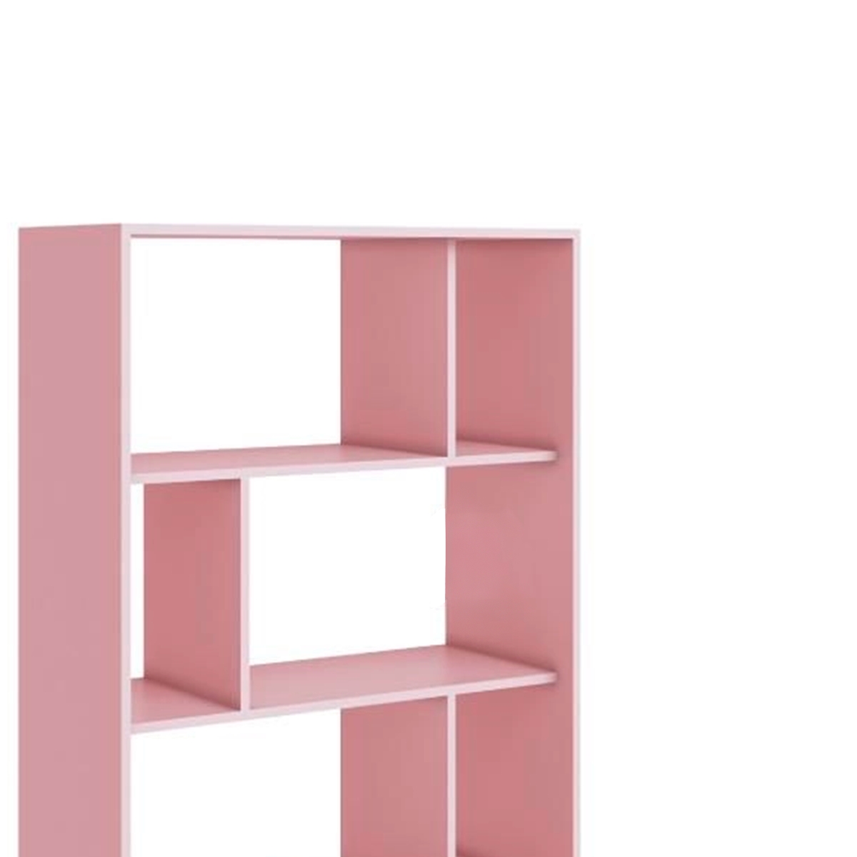 Estante Baixa Retrô com 6 Nichos e Pés 81x124 cm - imagem 9