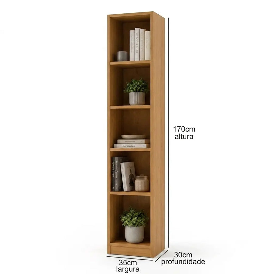 Estante Livreiro ESM 206 com 5 Nichos