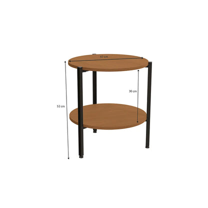 Mesa de Centro Industrial LI017 com Estrutura Metálica