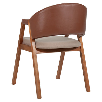 Cadeira Compuse Escandinava – Encosto curvo