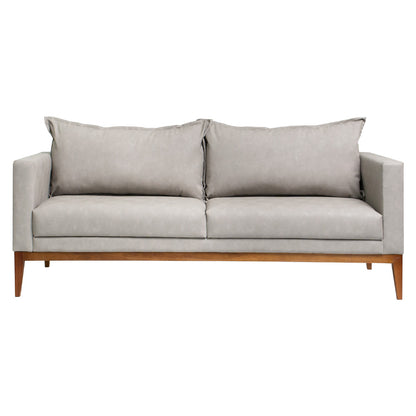Sofá Classic 3 Lugares 2m Corino – Estrutura em Eucalipto