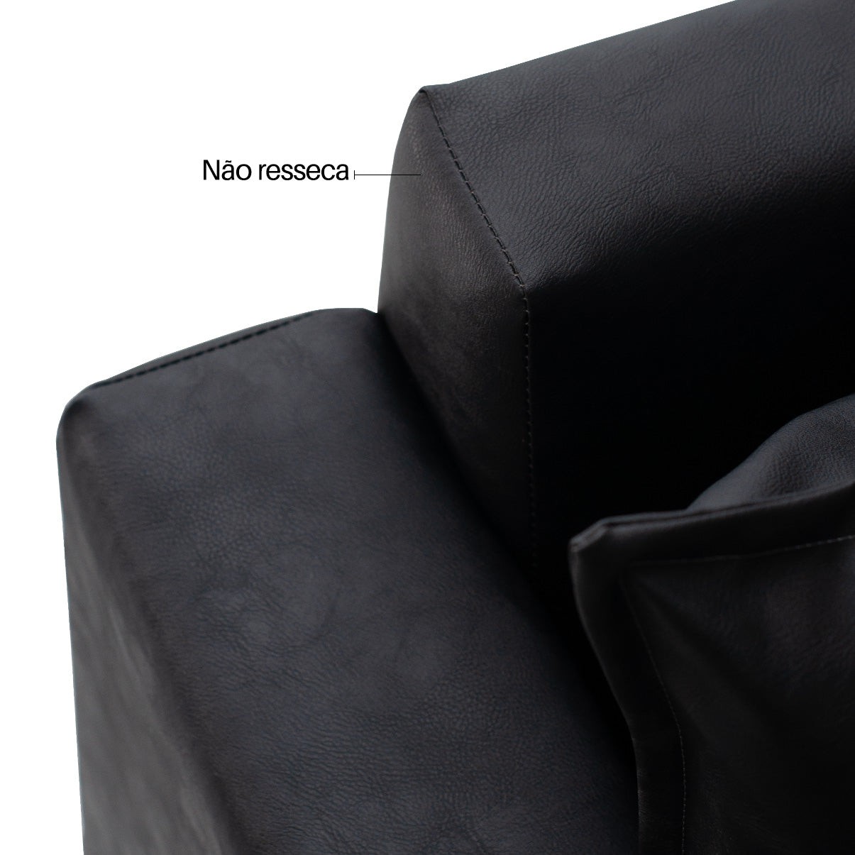 Sofá Classic 3 Lugares 2m Corino – Estrutura em Eucalipto