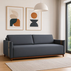 Sofá Bogotá 3 Lugares Estilo Contemporâneo