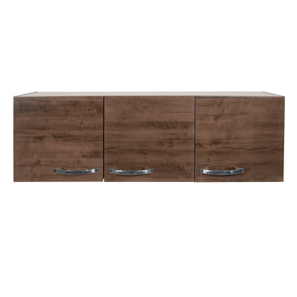 Armário Aéreo de Cozinha Light 1,20m — Estrutura em MDP 12mm com Pintura UV, 3 Portas e Dobradiças Metálicas para Organizar Cozinha Compacta