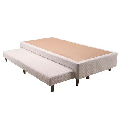 Cama Box Solteiro 88x188 com Cama Auxiliar – Estrutura em Madeira