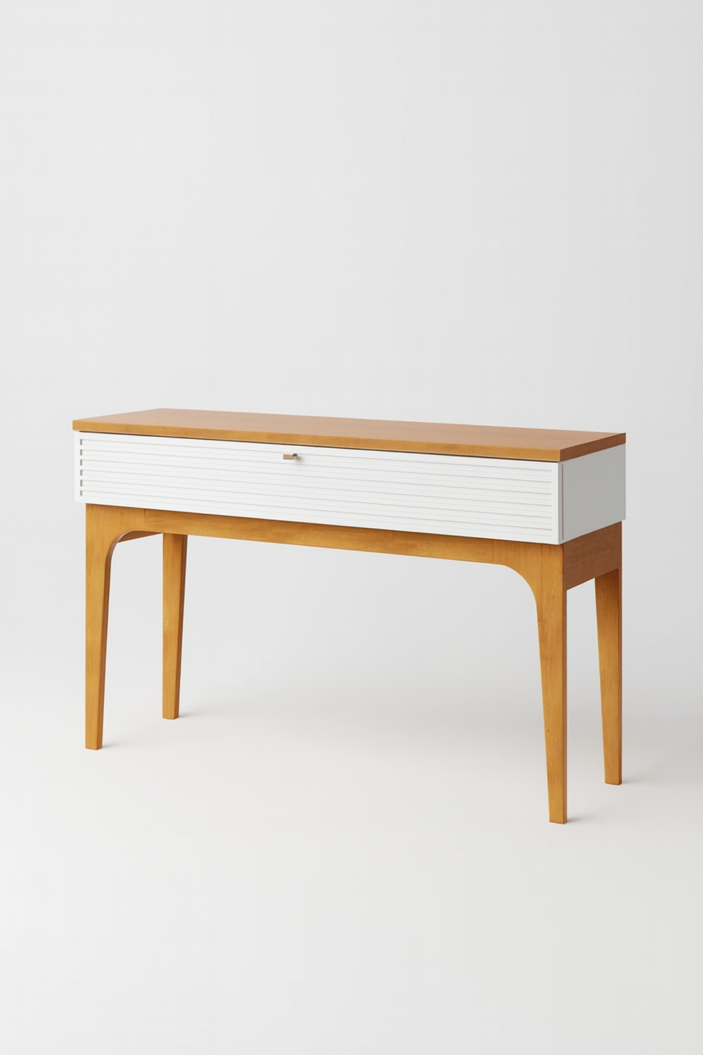 Aparador Buffet Veneza 120cm com porta basculante e pés usinados, para sala de estar ou jantar